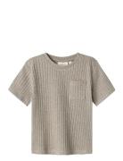 Nmmomilo Ss Loose Top Lil Lil'Atelier Grey