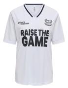 Onlnadine S/S Top Box Jrs ONLY White