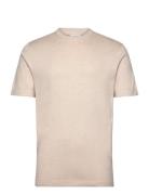 Eco Vero S/S O-Neck Tee Lindbergh Beige