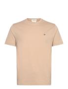 Reg Shield Ss T-Shirt GANT Beige