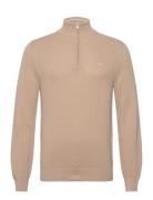 Cotton Pique Half Zip GANT Beige