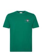 Reg Archive Shield Emb Ss T-Shirt GANT Green