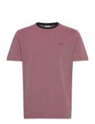 4-Col Oxford Regular Ss T-Shirt GANT Burgundy