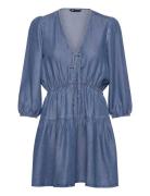 Tjw Chambray Mini Dress Ext Tommy Jeans Blue