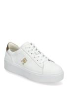 Platform Court Sneaker Metallics Tommy Hilfiger White