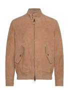 Suede Harrington Jacket GANT Brown