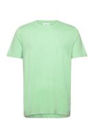 Mouliné O-Neck Tee S/S Lindbergh Green