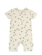 Jumpsuit S/S Printed Petit Piao Cream