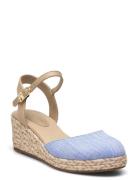 Chambray Mid Wedge Espad Tommy Hilfiger Blue