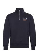 Graphic Half Zip GANT Navy