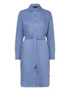 Isa Linen Shirt Dress Lexington Clothing Blue