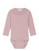 Body Ls Pointell Minymo Pink