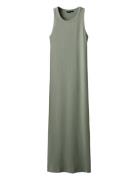 Nlfhinaja Sl Long Solid Tank Dress LMTD Green