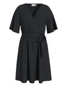 Vijosa 2/4 Wrap Dress Vila Black