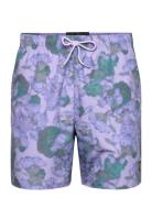 Digital Floral Print Swim Short Lyle & Scott Purple