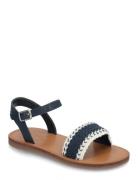 Sandals With Braided Strap Mango Navy