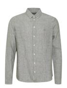 Cfanton Bd Ls Linen Shirt Casual Friday Grey