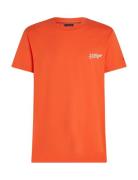 Hilfiger Summer Photo Tee Tommy Hilfiger Orange
