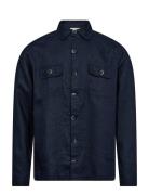 Bs Adamos Overshirt Shirt Bruun & Stengade Navy