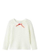 Nmfdal Ls Knit Name It White