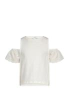 Cut-Out T-Shirt Mango White