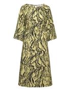 Mschtheresia Taila 3/4 Dress Aop MSCH Copenhagen Yellow