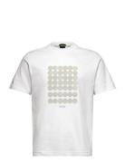 Tee Print Striped C BOSS White