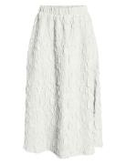 Visophia Hw Volume Midi Skirt/Dc Vila White