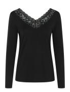 Crtrulla Ls T-Shirt Cream Black