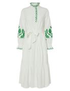 Yasbrimu Ls Long Dress YAS White