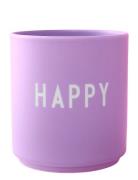 Favourite Cup - Celebration Design Letters Purple