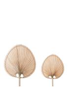 Væg Dekoration, Natur, Palme Blad Bloomingville Beige