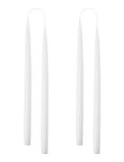 Hand Dipped Candles, 4 Pack Kunstindustrien White