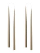 Hand Dipped Candles, 4 Pack Kunstindustrien Cream