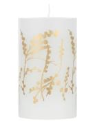 Wax Alter Candles 7X 12- Gold Wild Flowers Kunstindustrien Gold