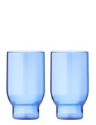Water Glass, Tall Studio About Blue