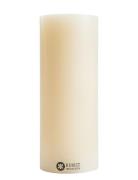 Coloured Handcrafted Pillar Candle Kunstindustrien White