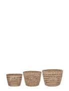 Baskets, Ramla, Natural House Doctor Beige