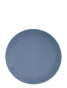 Confetti Dinner Plate W/Relief 1 Pcs Giftbox Aida Blue