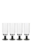 Nordic Bistro Champagne Glass Broste Copenhagen Grey