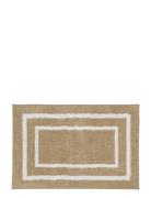 Bath Mat Frame 50X80 Cm Noble House Beige