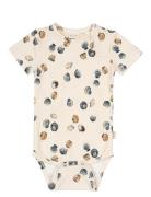 Body S/S Sum Printed Petit Piao Cream