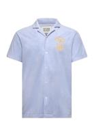 Short-Sleeved Regular Fit Towelling Shirt Scotch & Soda Blue