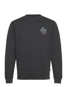 Regular Fit Front And Back Artwork Sweatshirt Scotch & Soda Black