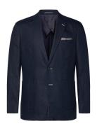 Half Lined Linen Blazer Lindbergh Black Navy