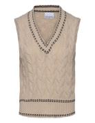 Gio Knit Vest Noella Beige