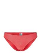 Pclaomi Lurex Bikini Brief Bc Pieces Red