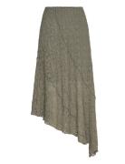 Asymmetric Lace Skirt Bubbleroom Khaki