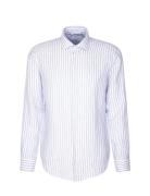 Cityhemden 1/1 Arm Seidensticker Blue