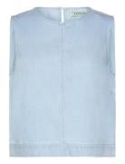 Pd-Drew Denim Top Pieszak Blue